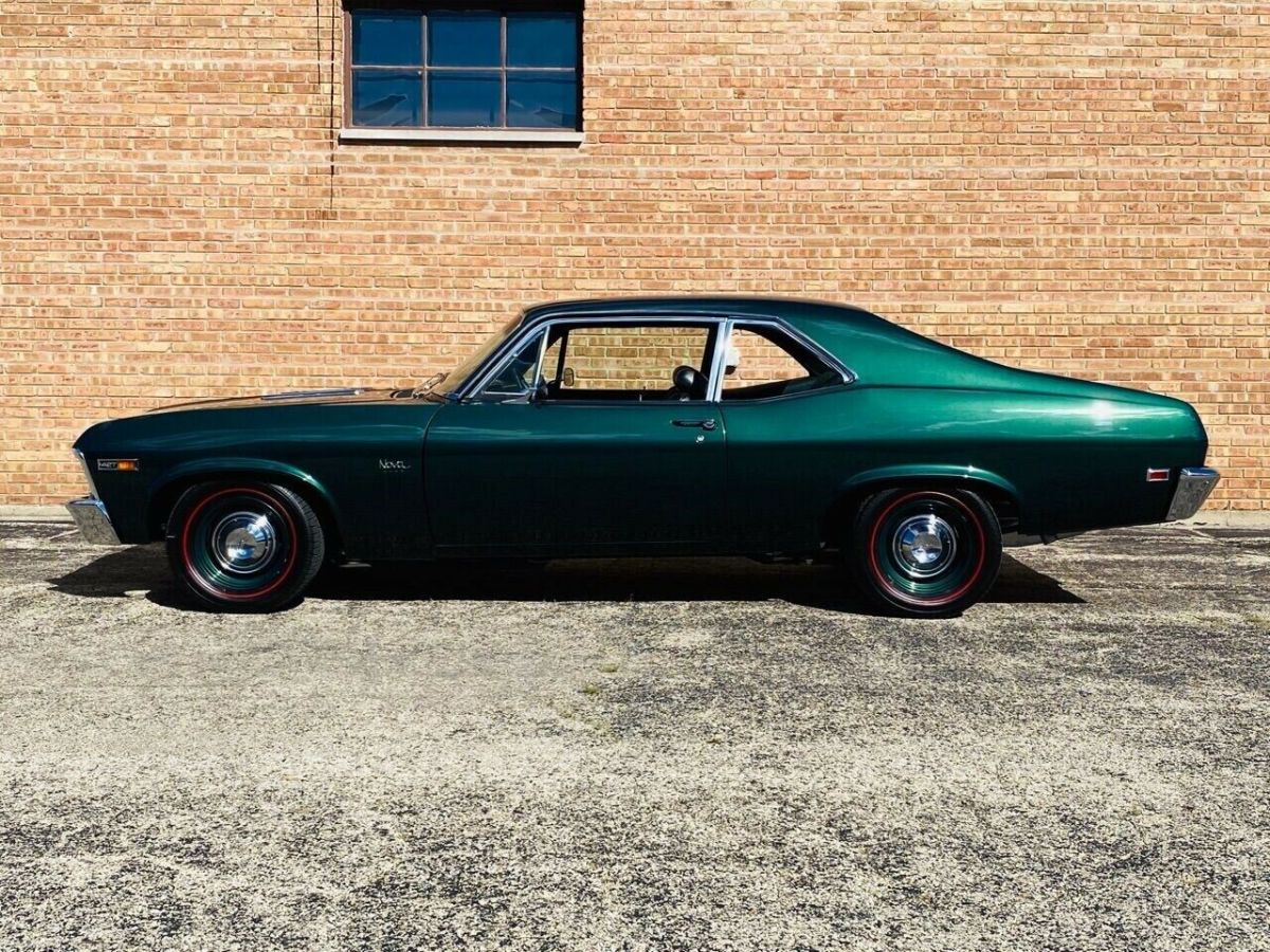 1969 Green Chevrolet Nova Coupe