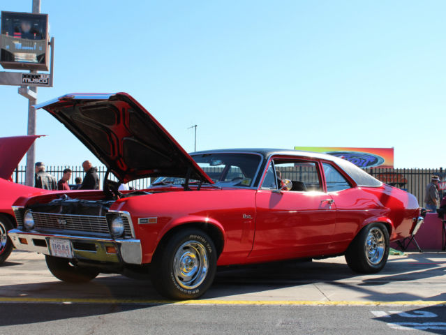 1969 Red Chevrolet Nova Coupe