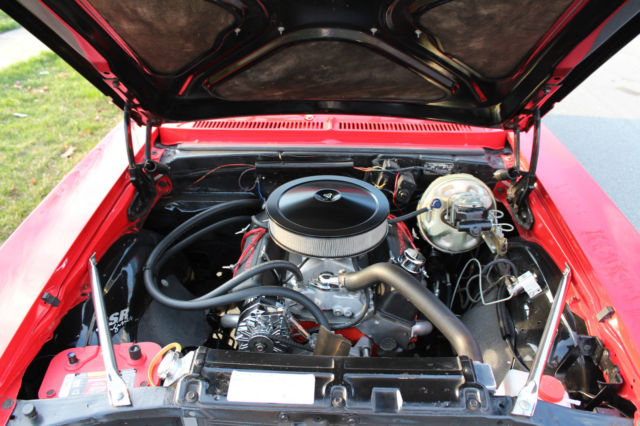 1969 Red Chevrolet Nova Coupe