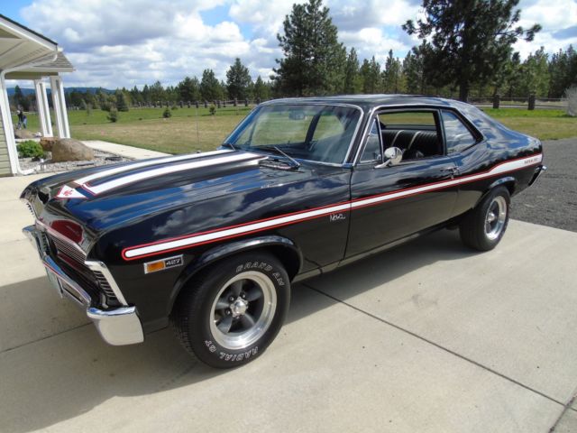 1969 Black Chevrolet Nova Coupe