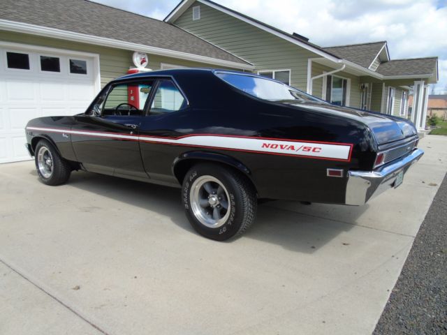 1969 Black Chevrolet Nova Coupe