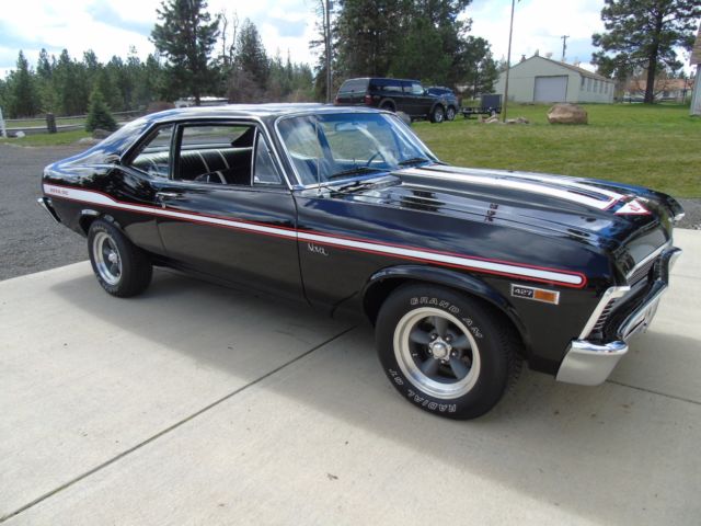 1969 Black Chevrolet Nova Coupe