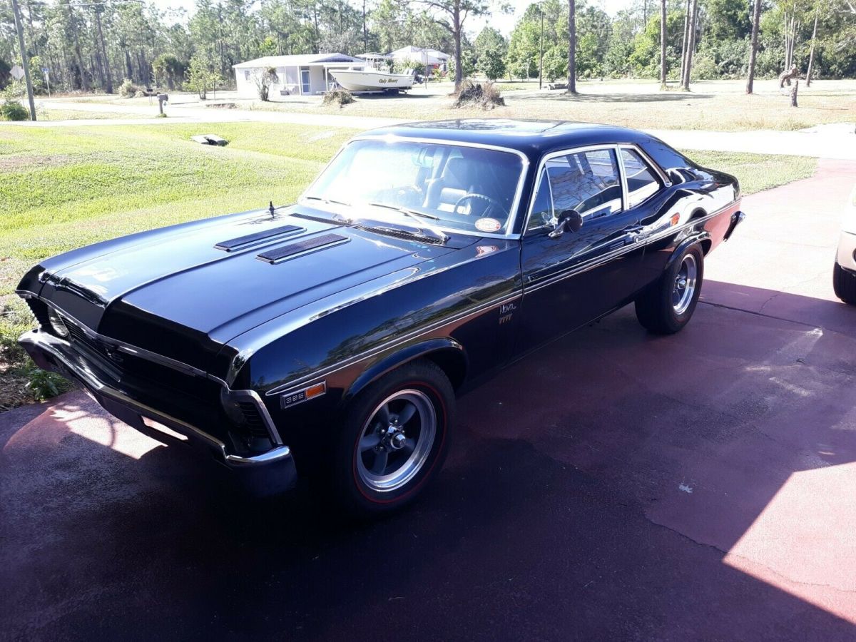 1969 Black Chevrolet Nova Coupe
