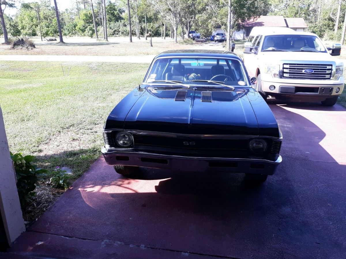 1969 Black Chevrolet Nova Coupe