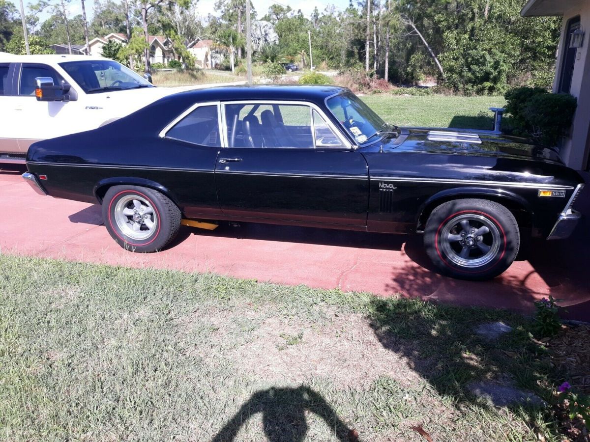 1969 Black Chevrolet Nova Coupe