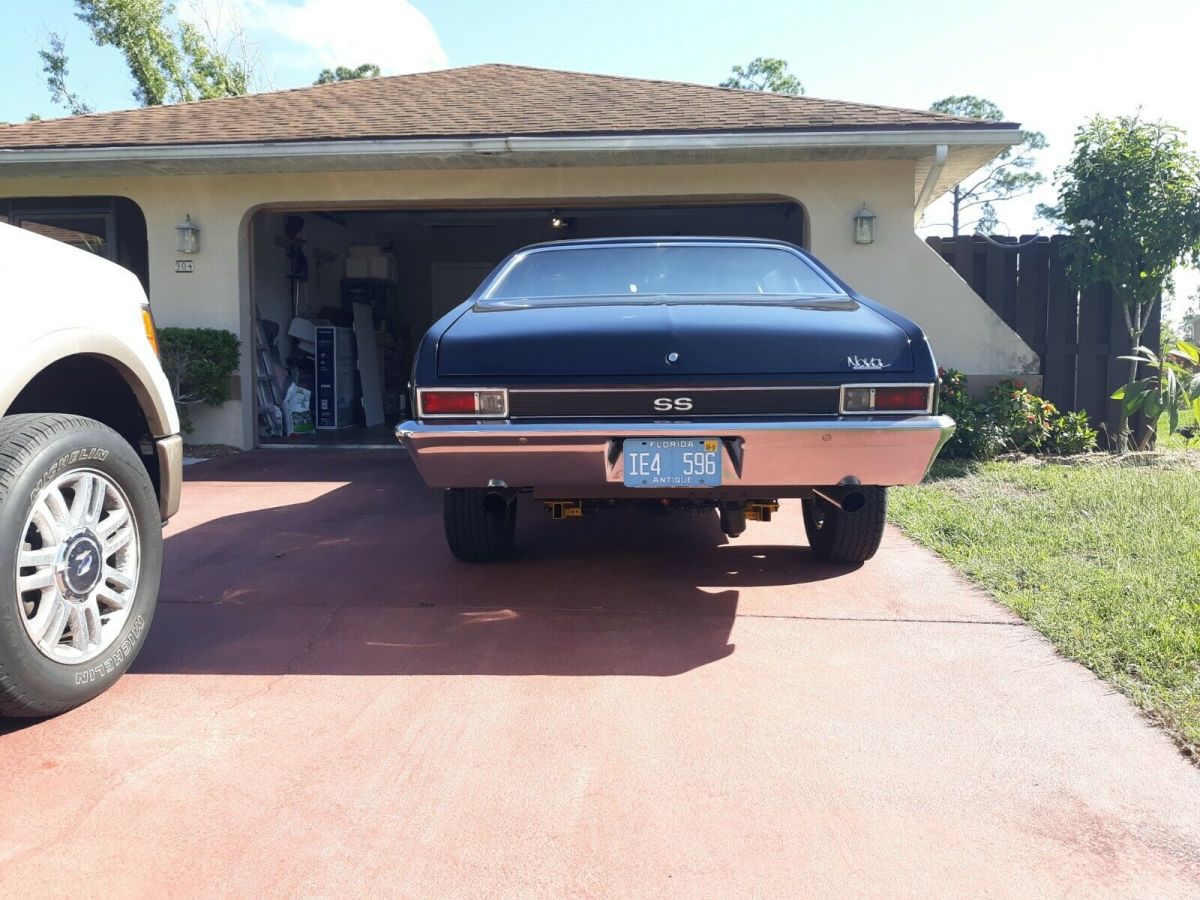 1969 Black Chevrolet Nova Coupe