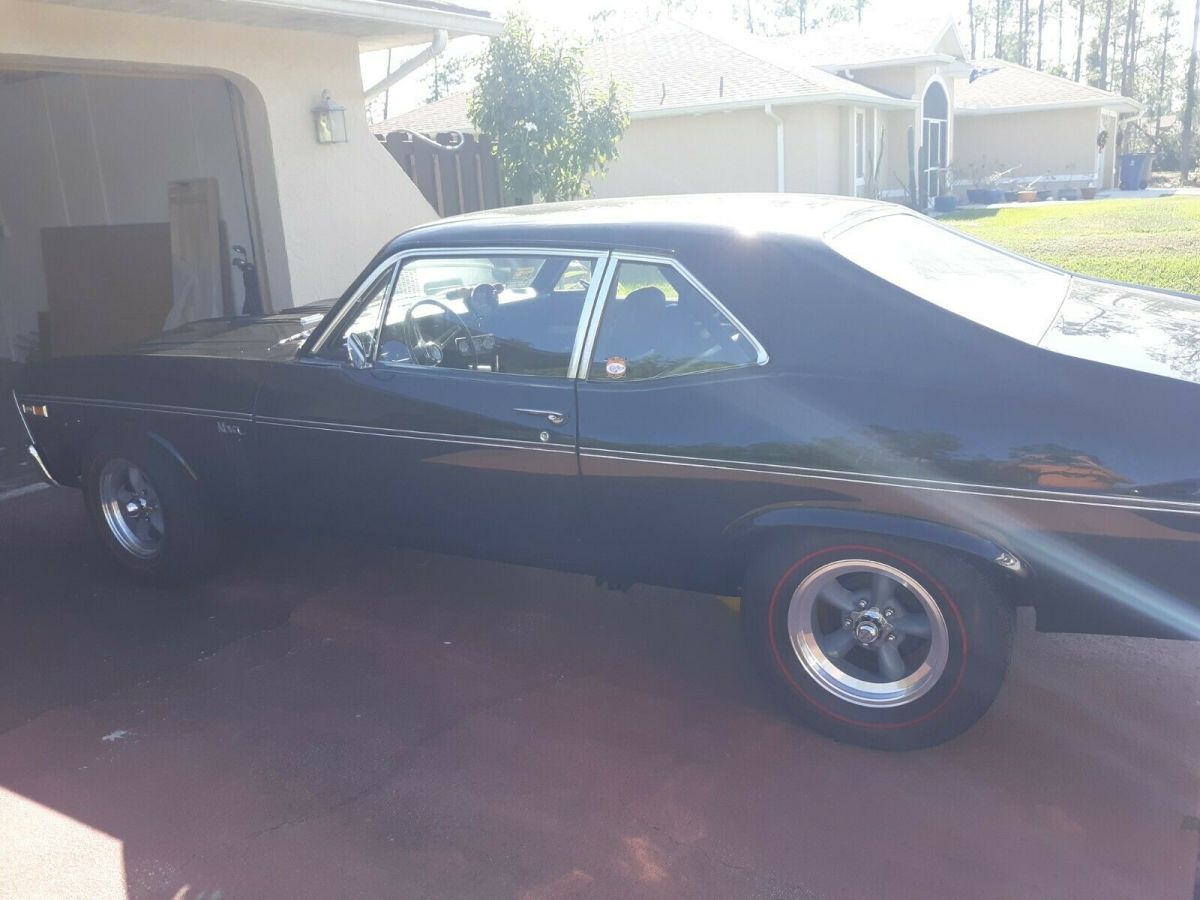 1969 Black Chevrolet Nova Coupe