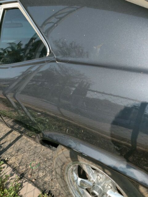 1969 Blue grey Chevrolet Nova Coupe