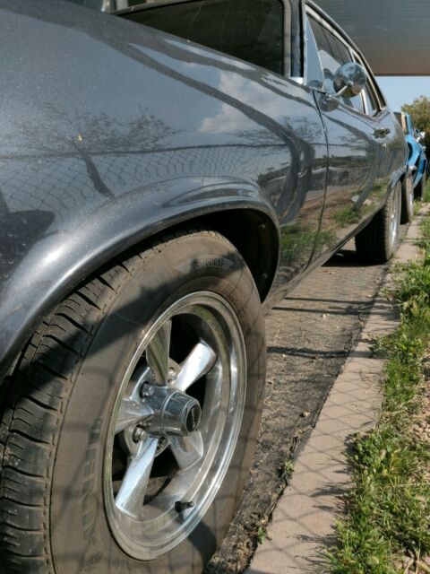 1969 Blue grey Chevrolet Nova Coupe