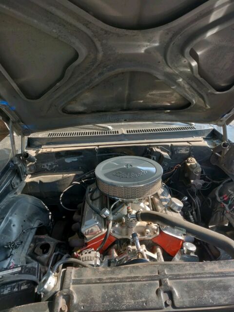 1969 Blue grey Chevrolet Nova Coupe