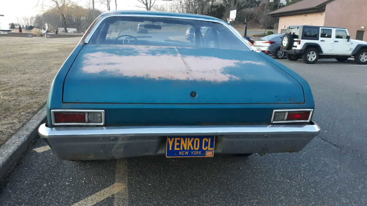 1969 Blue Chevrolet Nova Coupe