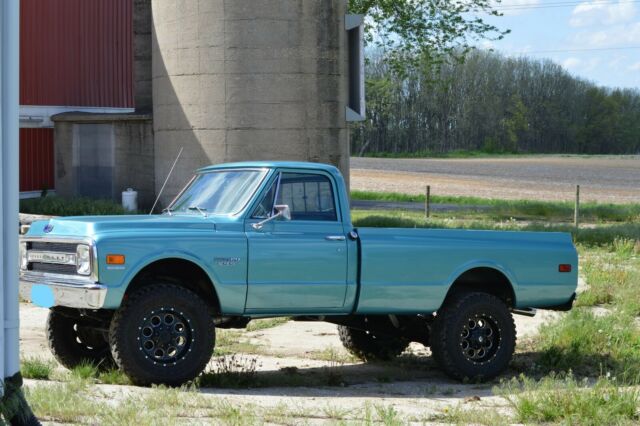 1969 Turquoise Chevrolet Other Pickups Standard Cab Pickup