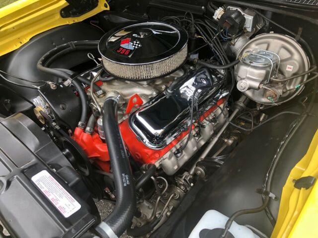 1969 Yellow Chevrolet Chevelle Convertible