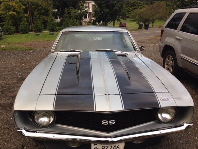1969 Silver Chevrolet Camaro Coupe