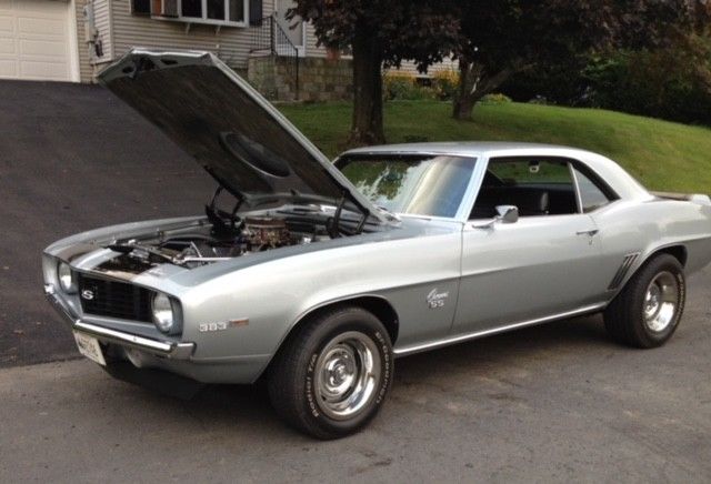 1969 Silver Chevrolet Camaro Coupe