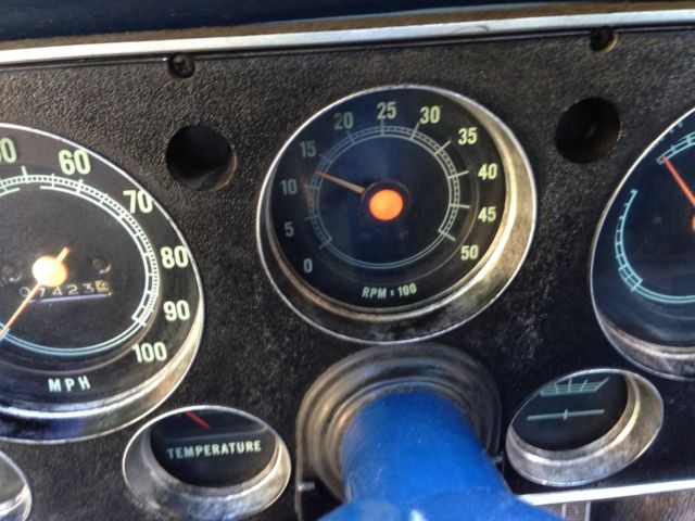 1969 Blue Chevrolet C/K Pickup 2500