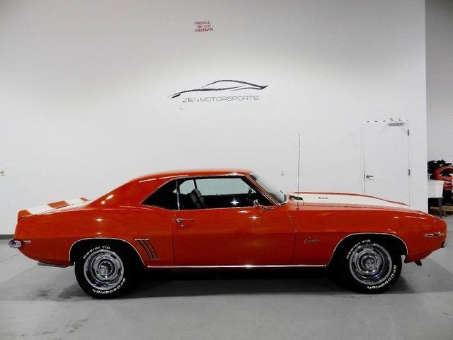 1969 Orange Chevrolet Camaro Coupe