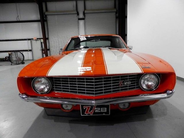 1969 Orange Chevrolet Camaro Coupe