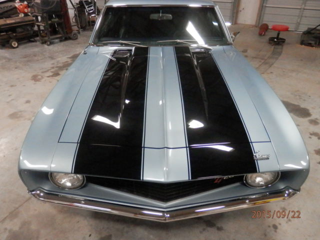 1969 Blue Chevrolet Camaro
