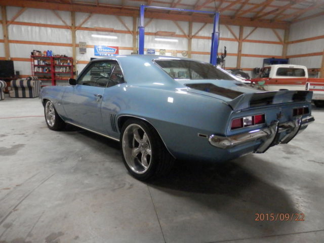 1969 Blue Chevrolet Camaro