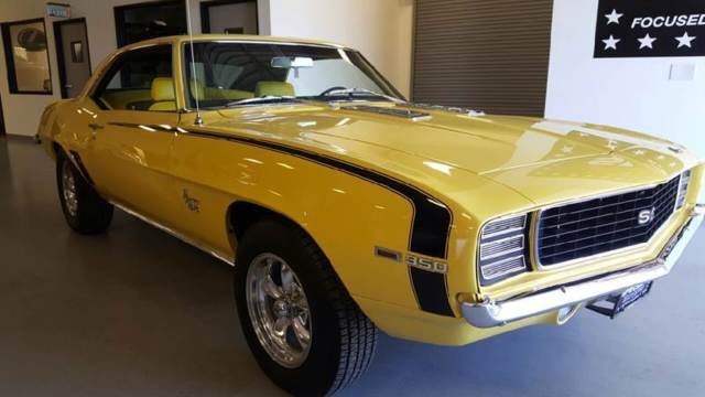 1969 Yellow Chevrolet Camaro Coupe