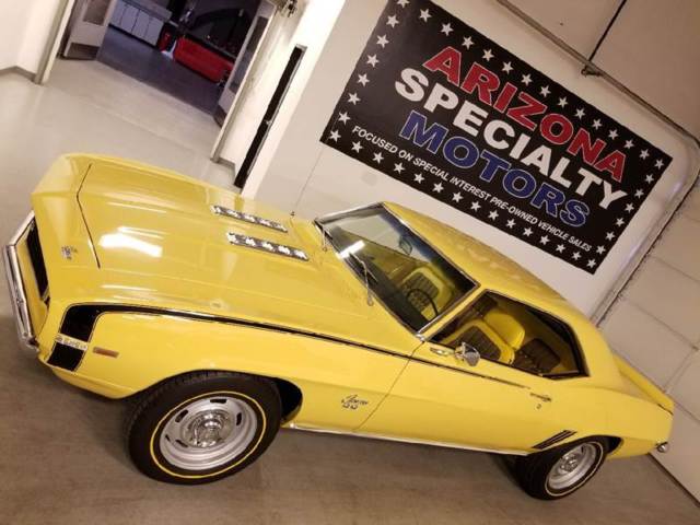 1969 Yellow Chevrolet Camaro Coupe