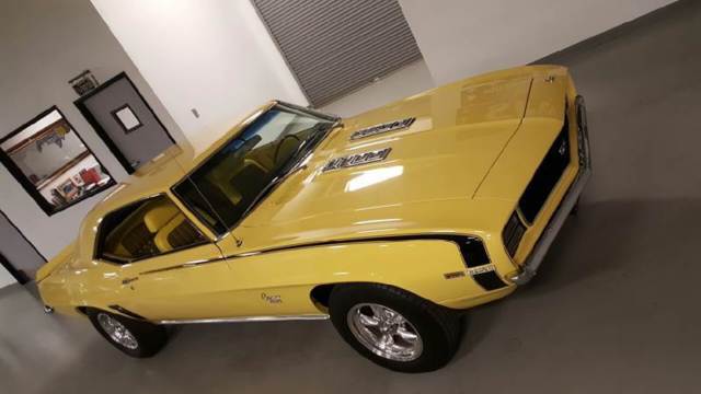 1969 Yellow Chevrolet Camaro Coupe