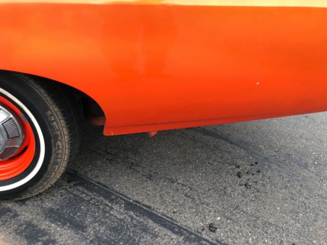 1969 Orange Chevrolet Impala Sedan