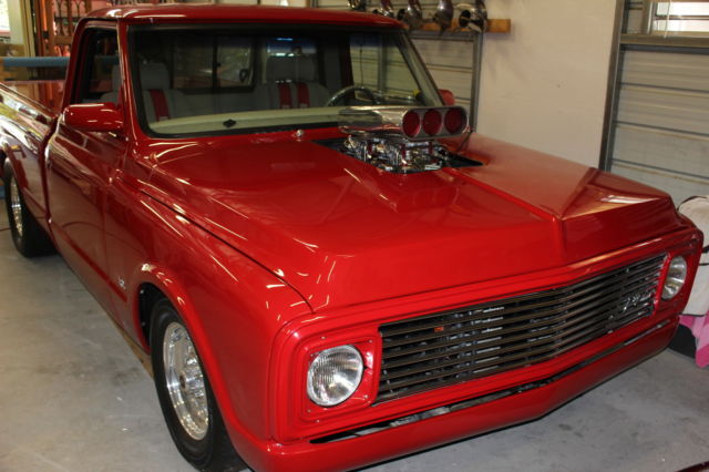 1969 Red Chevrolet C-10 Cab & Chassis