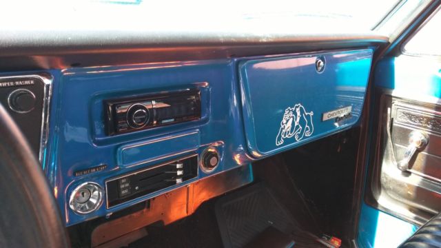 1969 Blue Chevrolet C-10 Crew Cab Pickup