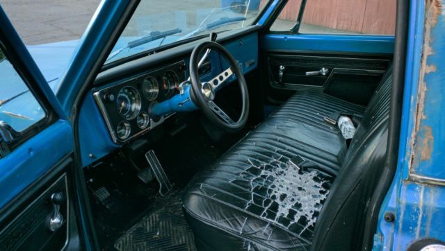 1969 Blue Chevrolet C-10 Crew Cab Pickup