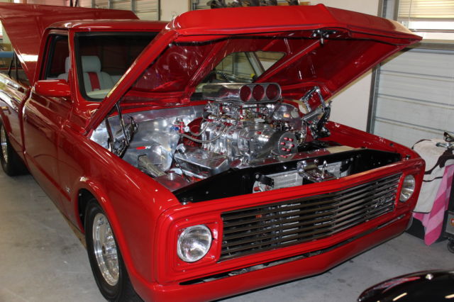 1969 Red Chevrolet C-10 Cab & Chassis