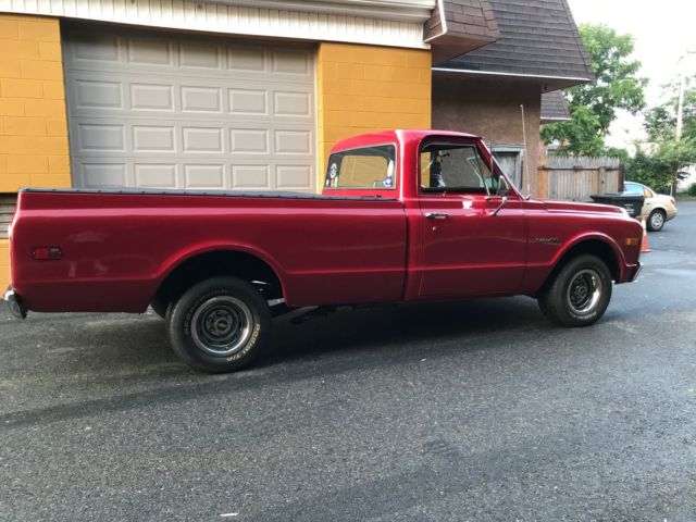 1969 Red Chevrolet C-10 Standard Cab Pickup