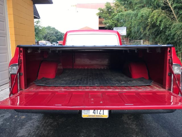 1969 Red Chevrolet C-10 Standard Cab Pickup
