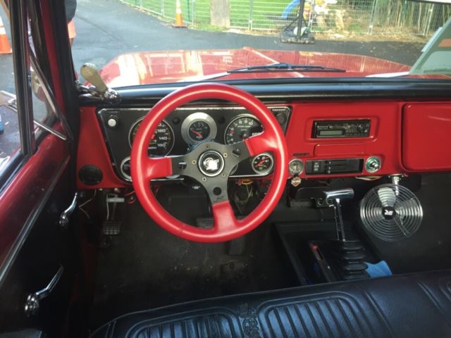 1969 Red Chevrolet C-10 Standard Cab Pickup