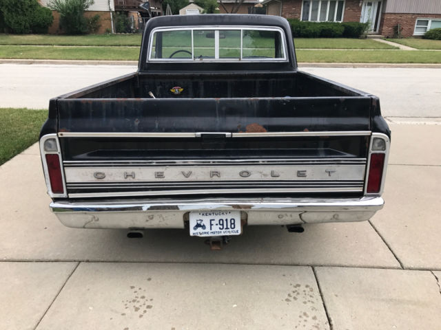 1969 Black Chevrolet C-10