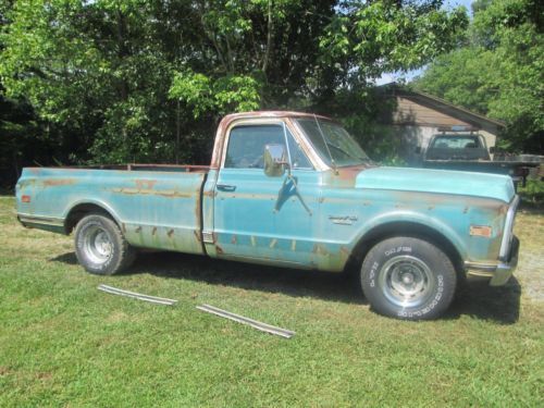 1969 Blue Chevrolet C-10 Standard Cab Pickup