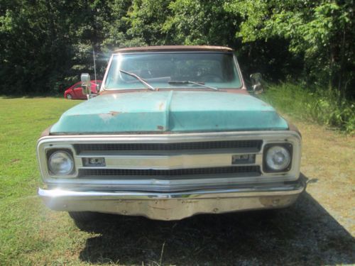 1969 Blue Chevrolet C-10 Standard Cab Pickup