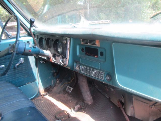 1969 Blue Chevrolet C-10 Standard Cab Pickup