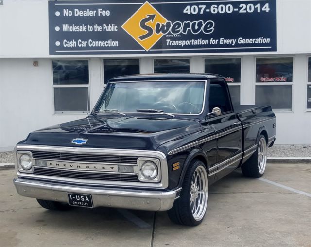1969 Black Chevrolet C-10 --