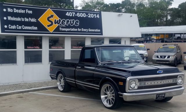 1969 Black Chevrolet C-10 --