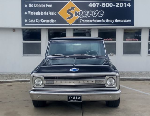 1969 Black Chevrolet C-10 --