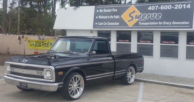 1969 Black Chevrolet C-10 --