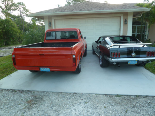 1969 Orange Chevrolet C-10 Standard Cab Pickup