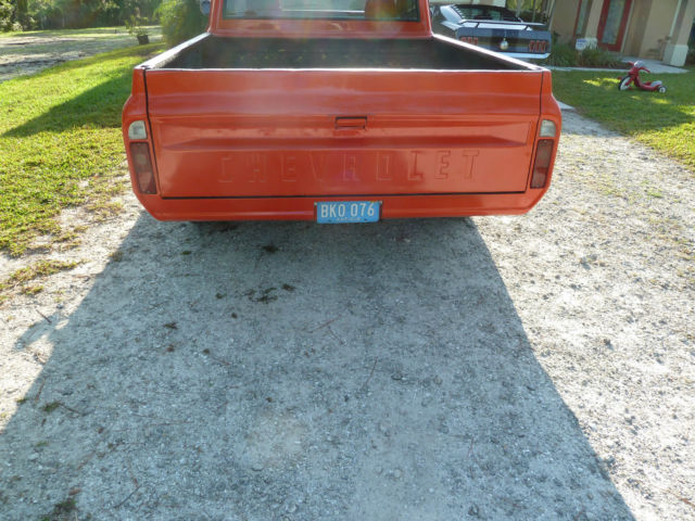 1969 Orange Chevrolet C-10 Standard Cab Pickup