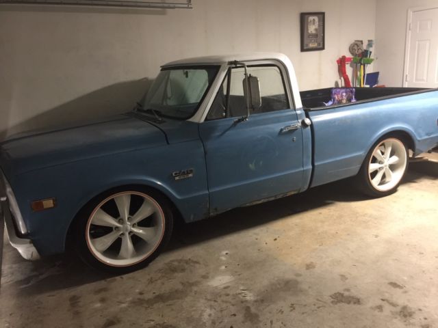 1969 Blue Chevrolet C-10 Standard Cab Pickup