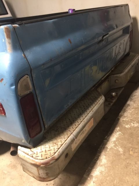 1969 Blue Chevrolet C-10 Standard Cab Pickup