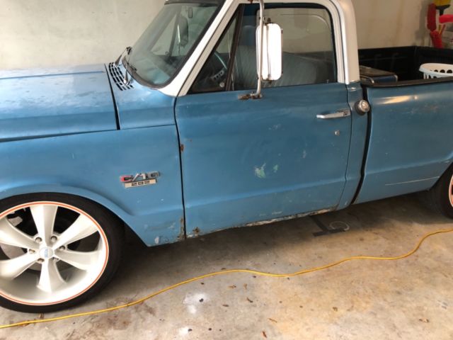 1969 Blue Chevrolet C-10 Standard Cab Pickup