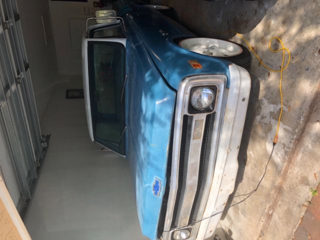 1969 Blue Chevrolet C-10 Standard Cab Pickup