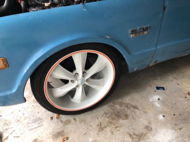 1969 Blue Chevrolet C-10 Standard Cab Pickup